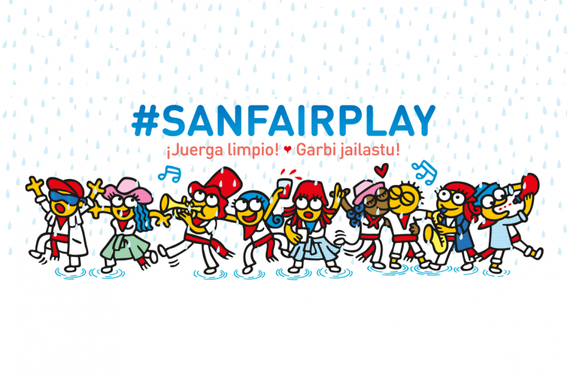 SanFairPlay, iniciativa de Kukuxumusu para promover unas fiestas sin agresiones.