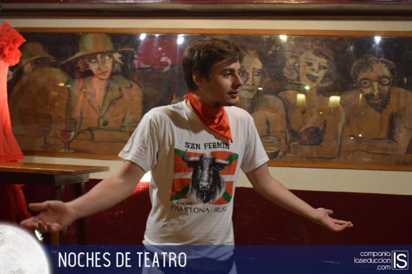 Un instante de la obra Resacón en Pamplona, de la compañia de Teatro La Seducción